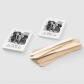 Memorial Simple and Modern Photo Lijst Handwaaier (Niet-gemonteerd)