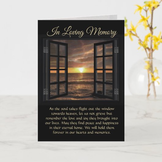 Memorial Soul neemt vliegende Kaart (Gele Bloem)