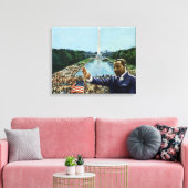 Memorial Speech 2001 Canvas Afdruk (Insitu (Woonkamer))