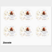 Memorial Sticker – Custom Round Design (Vel)