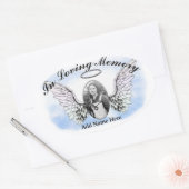 Memorial Sticker - Foto toevoegen (Envelop)