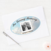 Memorial Sticker - Foto toevoegen (Envelop)