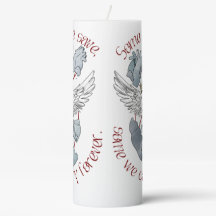 Mémorial Sweat-shirt à cœur et ailes – Deuil, Guér