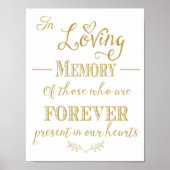 Memorial table in memory print (Voorkant)