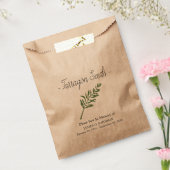 Memorial Tarragon Seed begrafenis Bedankzakje (Gezegeld)