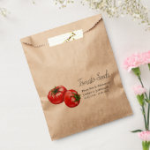 Memorial Tomato Seed begrafenis Bedankzakje (Gezegeld)