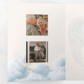 Memorial Trifold Funeral Template Drieluik Uitnodiging (Binnenzijde eerst)