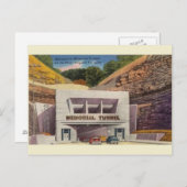  Memorial Tunnel WV Turnpike Briefkaart (Voorkant / Achterkant)