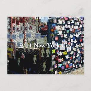 Memorial van 9/11 briefkaart