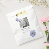 Memorial Vergeet me niet begrafenis gunsttas Bedankzakje (Gezegeld)