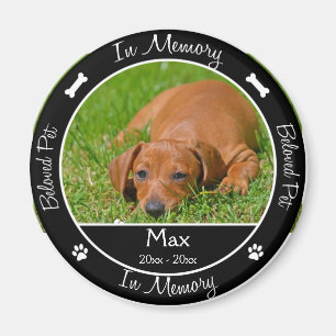 Memorial - Verlies van honden - Aangepaste foto/na Magneet