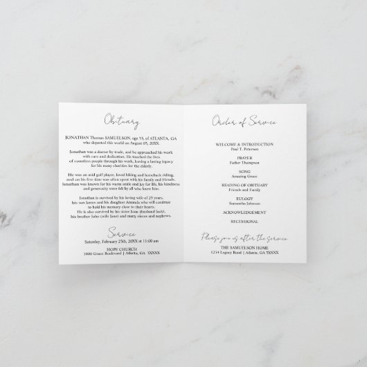 Memorial Viering van het leven Gold Programma FOTO (Binnen)