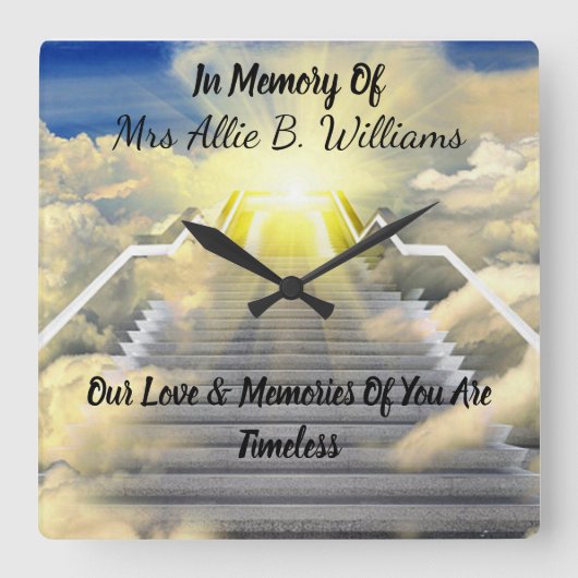 Memorial Vierkante Klok (Voorkant)