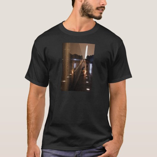 Memorial Wall foto Vietnam T-shirt (Voorkant)