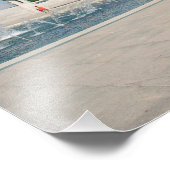 Memorial Washington, DC, National WWII Foto Afdruk (Hoek)