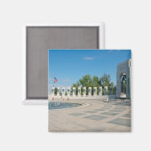 Memorial Washington, DC, National WWII Magneet (Voorkant / Achterkant)
