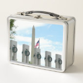 Memorial Washington Monument en WWII in DC (Voorkant)