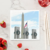 Memorial Washington Monument en WWII in DC Servetten (Insitu)