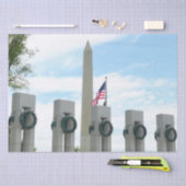 Memorial Washington Monument en WWII in DC Tissuepapier (Craft)