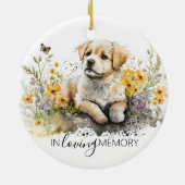 memorial waterverf golden Recovery ornament (Achterkant)