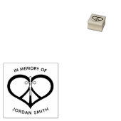 Memorial Wood Art Stamp Rubberstempel (Gestempeld)