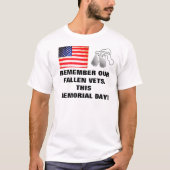 MEMORIELE DAG HERINNERT VALLEN T-Shirt (Voorkant)
