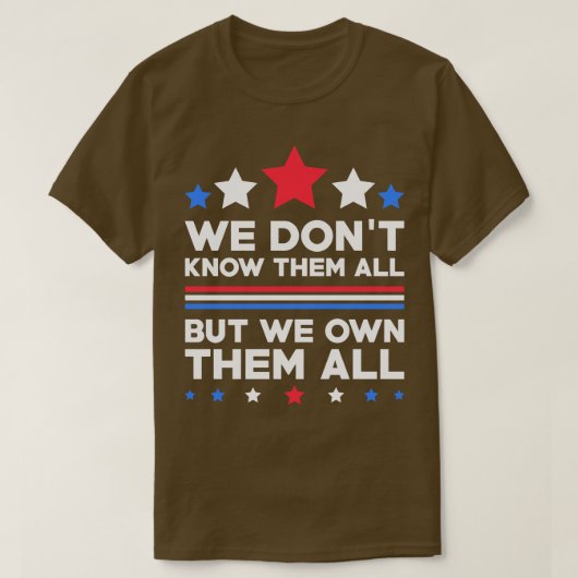 MEMORIELE DAG kennen we ze niet allemaal, maar we T-shirt (Design voorkant)
