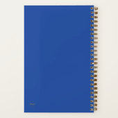 "Memories" Journal Mémoire En Bleu & Or (Verso)