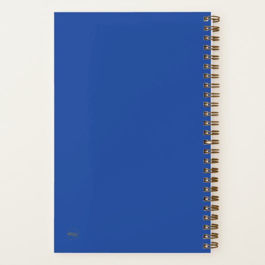 "Memories" Journal Mémoire En Bleu & Or (Verso)