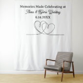 Memories Made at  Wedding Backdrop Photo Prop Wandkleed (In situ)