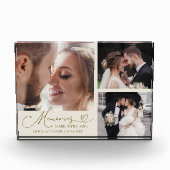Memories Made with Love Cream Wedding Fotoblokken (Voorkant)