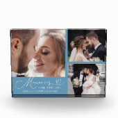 Memories Made with Love Denim Blue Wedding Fotoblokken (Voorkant)