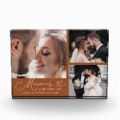 Memories Made with Love Terracotta Wedding Fotoblokken (Voorkant)