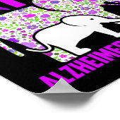 Memories Matter Alzheimer Awareness Elephant Poster (Hoek)
