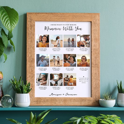 Memories met u | 11 Fotocollage Keepomwille Poster