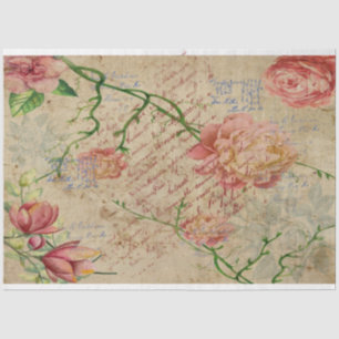 Memories of Red Magnolia Tissuepapier