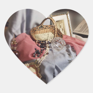 Memories - speciale oude dingen hart sticker