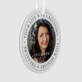 Mémoriser votre vie une bienheureuse photo moderne (devant)