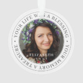 Mémoriser votre vie une bienheureuse photo moderne (dos)