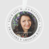 Mémoriser votre vie une bienheureuse photo moderne (devant)