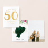 Memory Keepsake Commemorative Kaart | 50ste verjaa (Display)