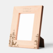 Memory Keepsake Mannelijke herten Gegraveerde Lijstjes (Links)