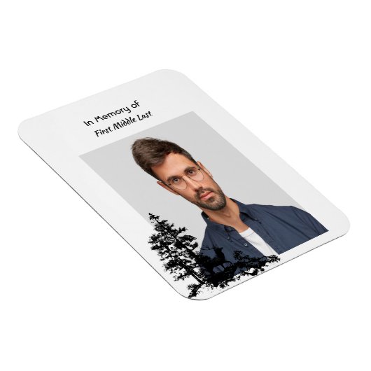 Memory Keepsake Mannelijke herten Magneet (Rechterzijde)