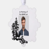 Memory Keepsake Mannelijke herten Ornament Kaart (Links)