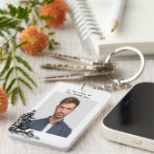 Memory Keepsake Mannelijke herten Sleutelhanger (Voorkant Rechts)