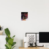 Memory Maps herfst Vibes Koi Skeleton Reflections Poster (Thuiskantoor)