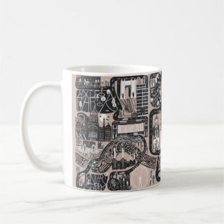 MEMORY MAPS MUG, ROSE // LONDON  KOFFIEMOK