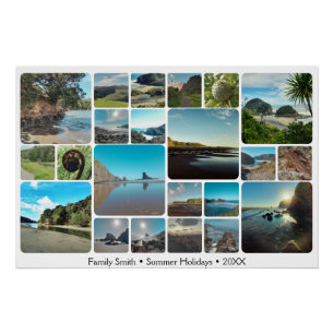 Memory Road Trip, een fotocollage van 22 Instagram Perfect Poster