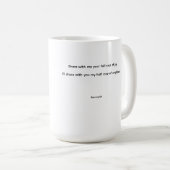 MemoryUs Almost Love Song Lyric Coffee Mug (Devant droit)