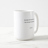 MemoryUs – Tasse de café lyrique « Still Us » (Devant droit)